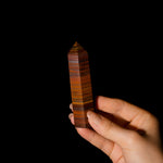 Tiger Iron Crystal Point - helmsman - crystal