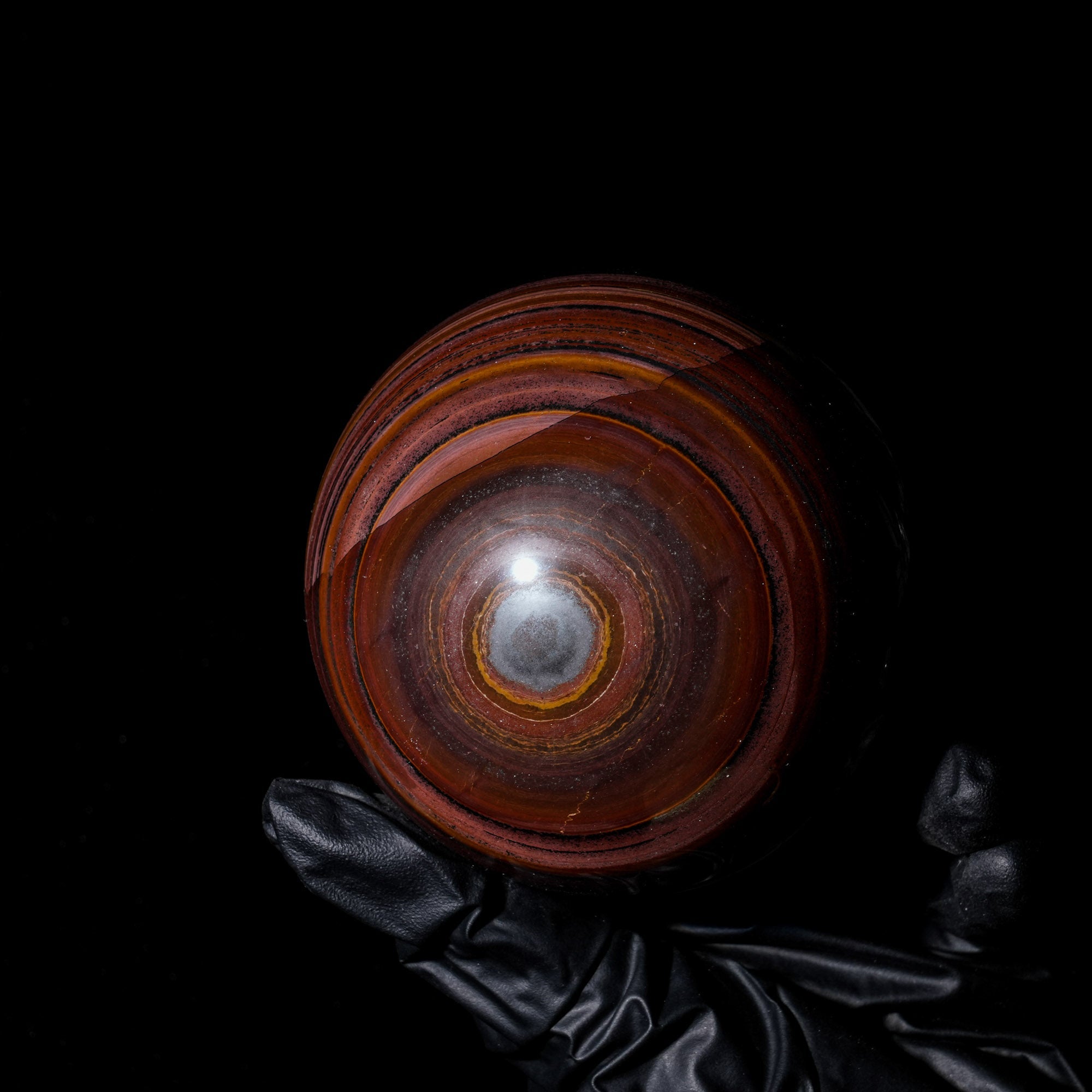 Tiger Iron Crystal Sphere - helmsman - crystal