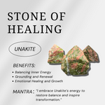 Unakite Sphere-Helmsman Crystal