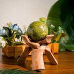 Unakite Sphere-Helmsman Crystal