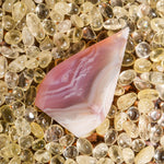 Violet Agate Flame Freeform - helmsman - crystal