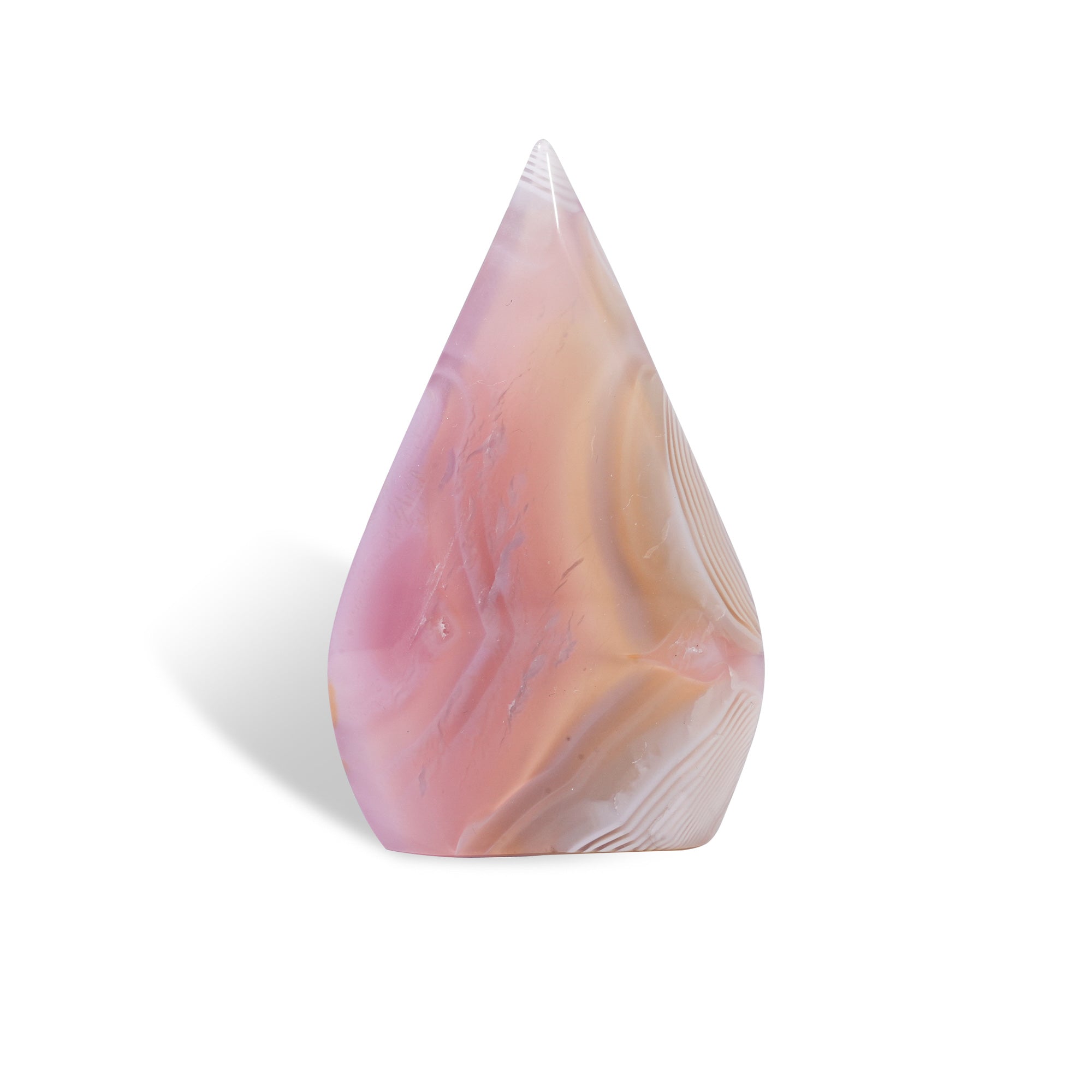 Violet Agate Flame Freeform - helmsman - crystal