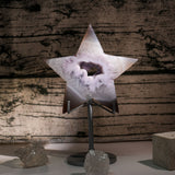Violet Agate Pentagram Ornament - helmsman - crystal