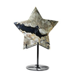 Volcanic Agate Pentagram Ornament - helmsman - crystal