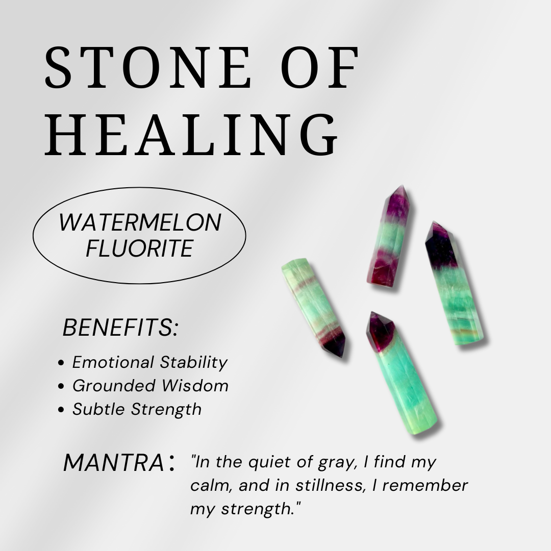 Watermelon Fluorite Sphere - Helmsman Crystal - Healing Crystal