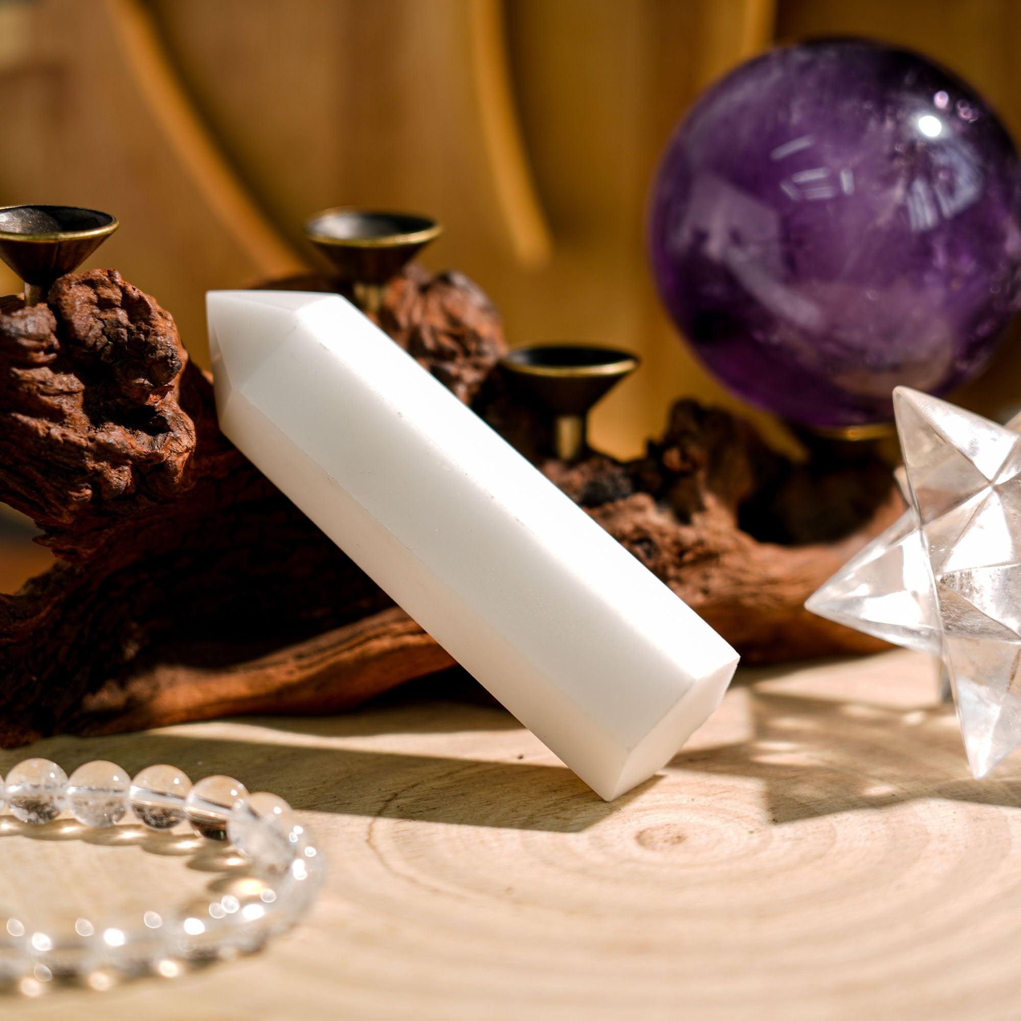 White Jade Point - helmsman - crystal