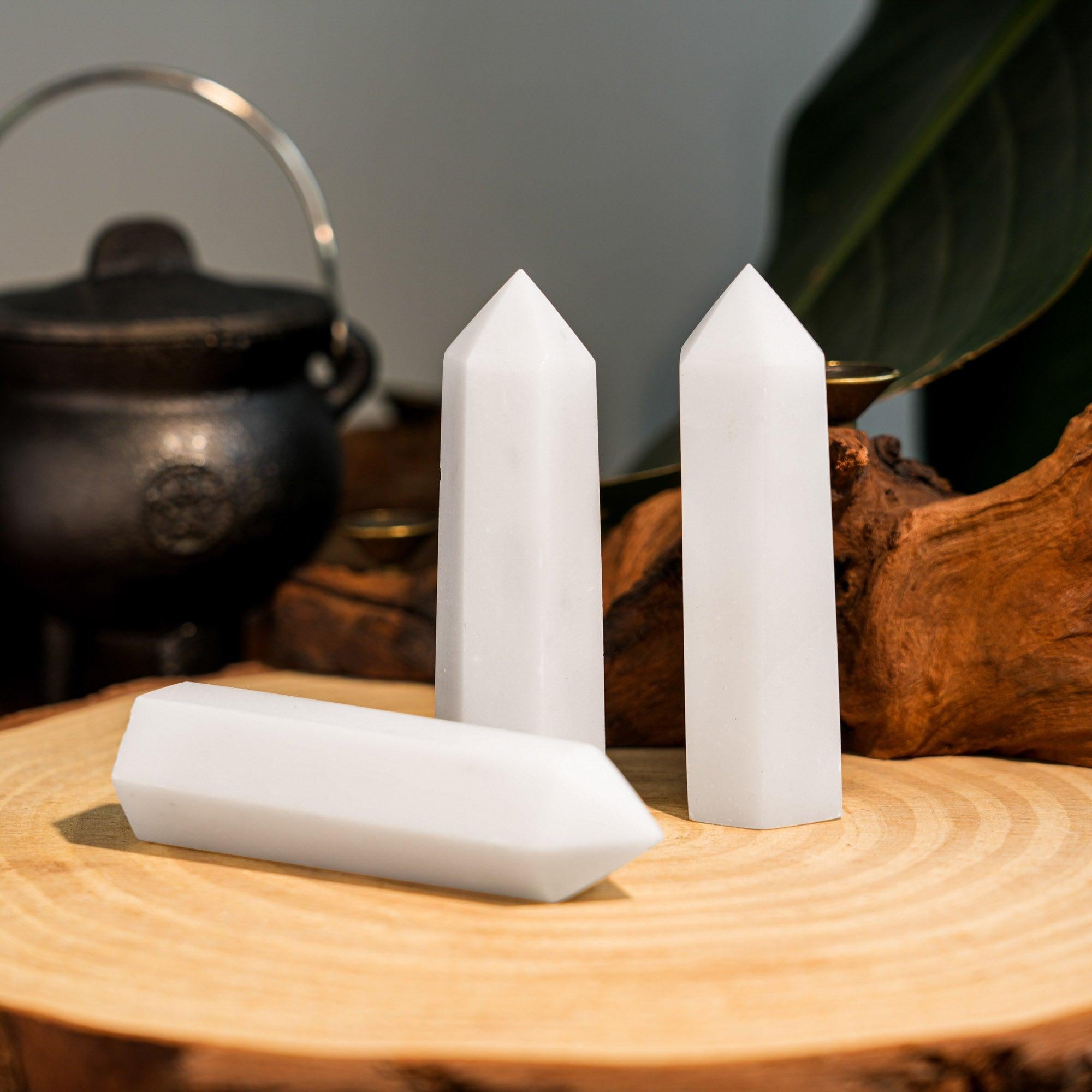 White Jade Point - helmsman - crystal