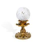 White Mexico Agate Sphere - helmsman - crystal