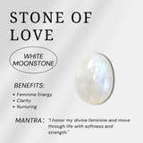 White Moonstone Bracelet-Helmsman Crystal