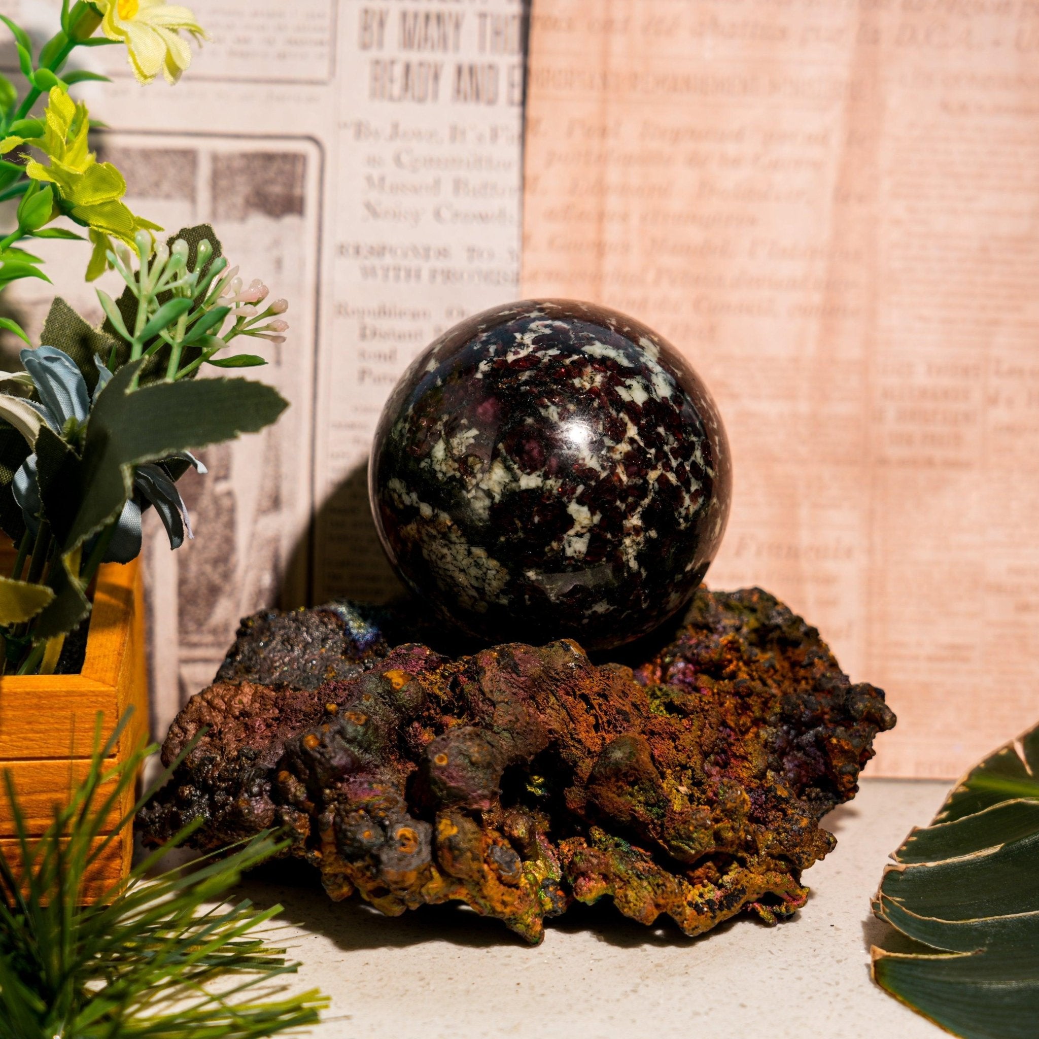 Willemite Sphere - helmsman - crystal