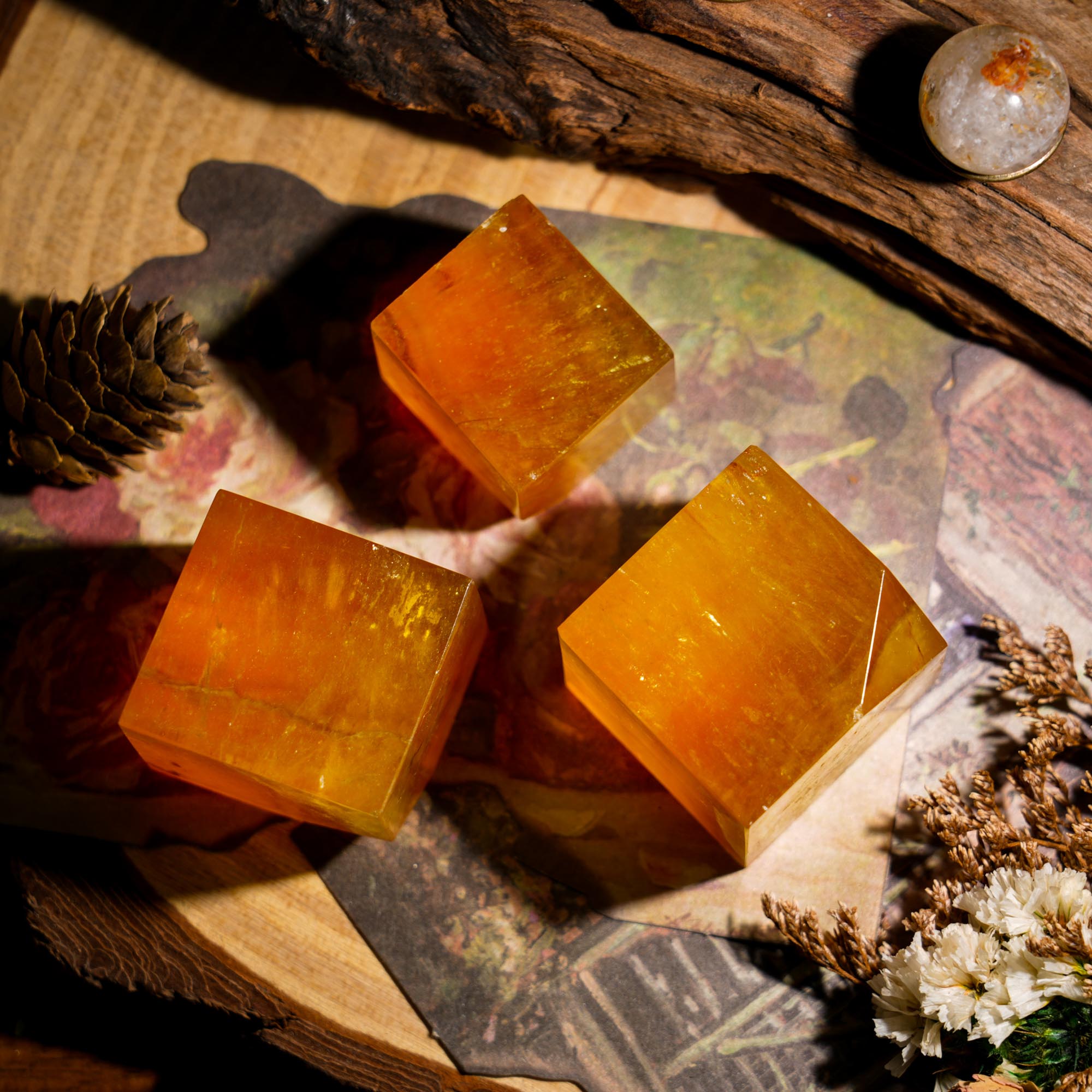 Yellow Fluorite Freeform - helmsman - crystal