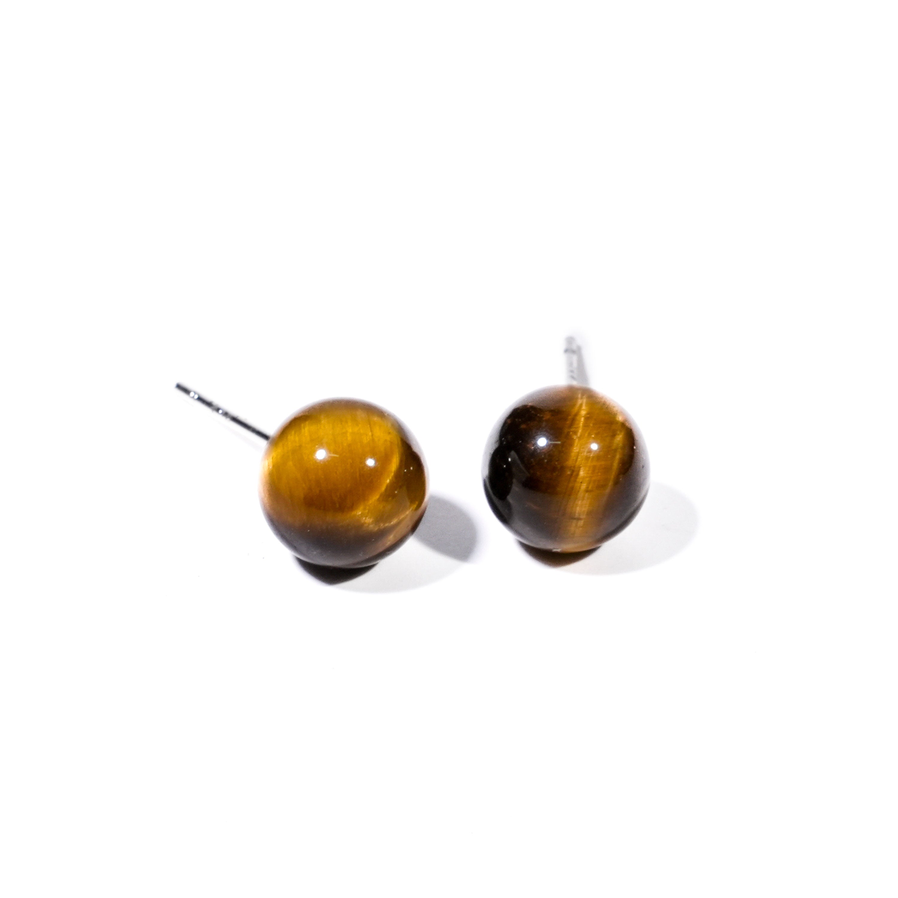 Yellow Tiger Eye Earrings - Helmsman Crystal - Healing Crystal
