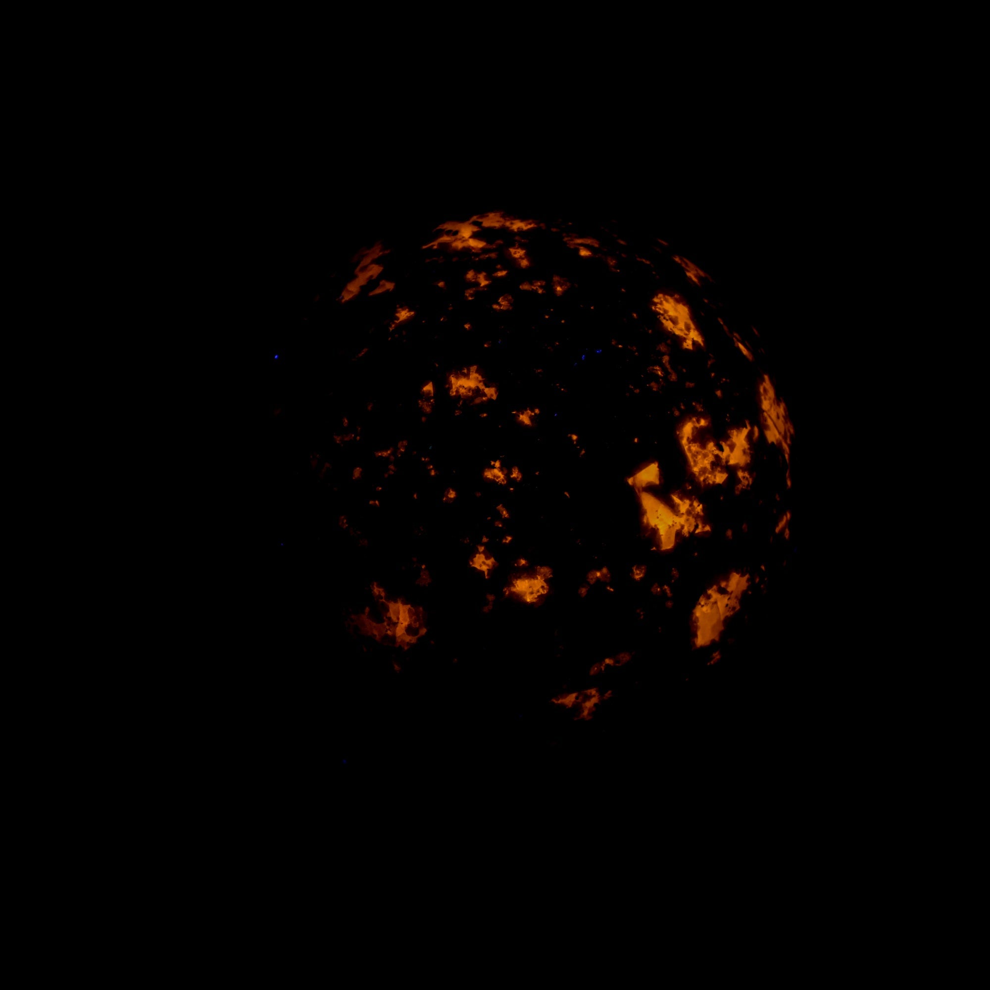 Yooperlite Sphere - helmsman - crystal