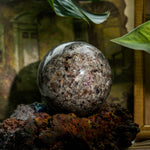 Yooperlite Sphere - helmsman - crystal